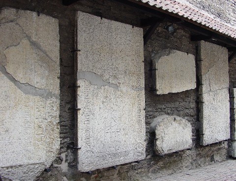 Original stone reliefs